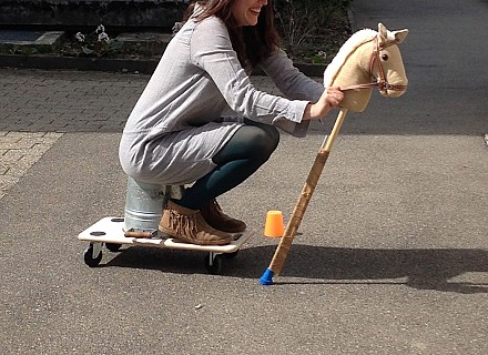 Poney à roulettes